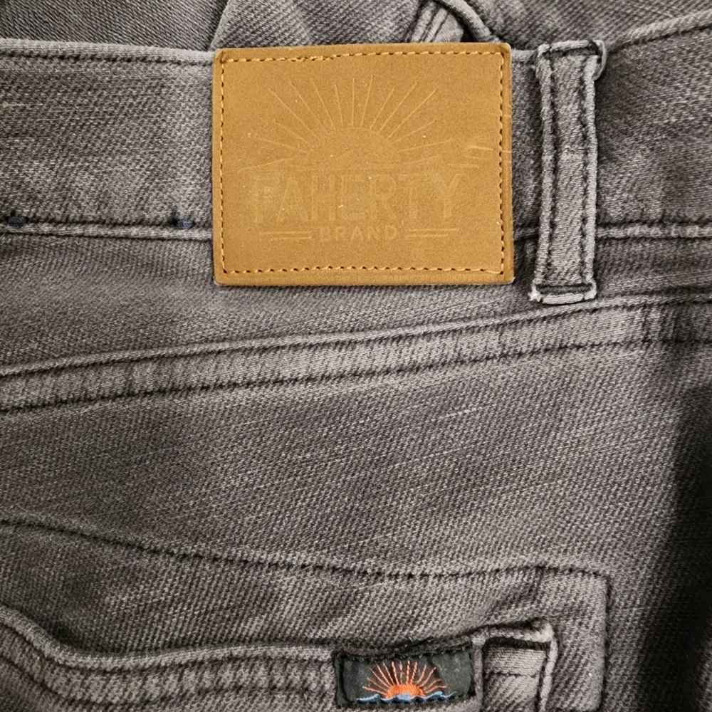 Faherty Stretch Terry 5-Pocket Pant Business Casual Men's size 36 - Picture 6 of 8